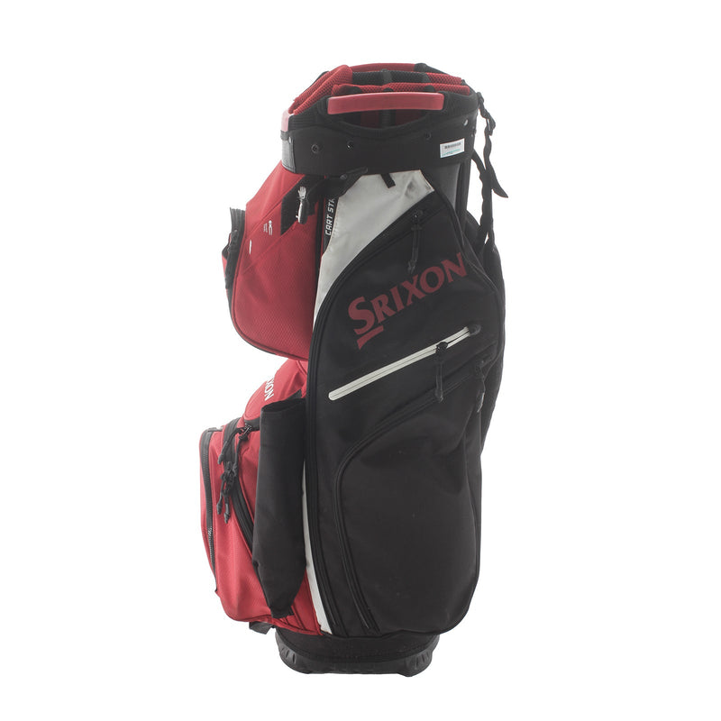 Srixon Premium Cart Bag Cart Bag - Red/White/Black