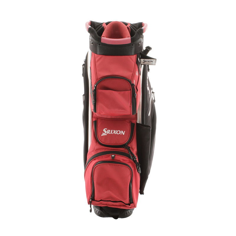 Srixon Premium Cart Bag Cart Bag - Red/White/Black