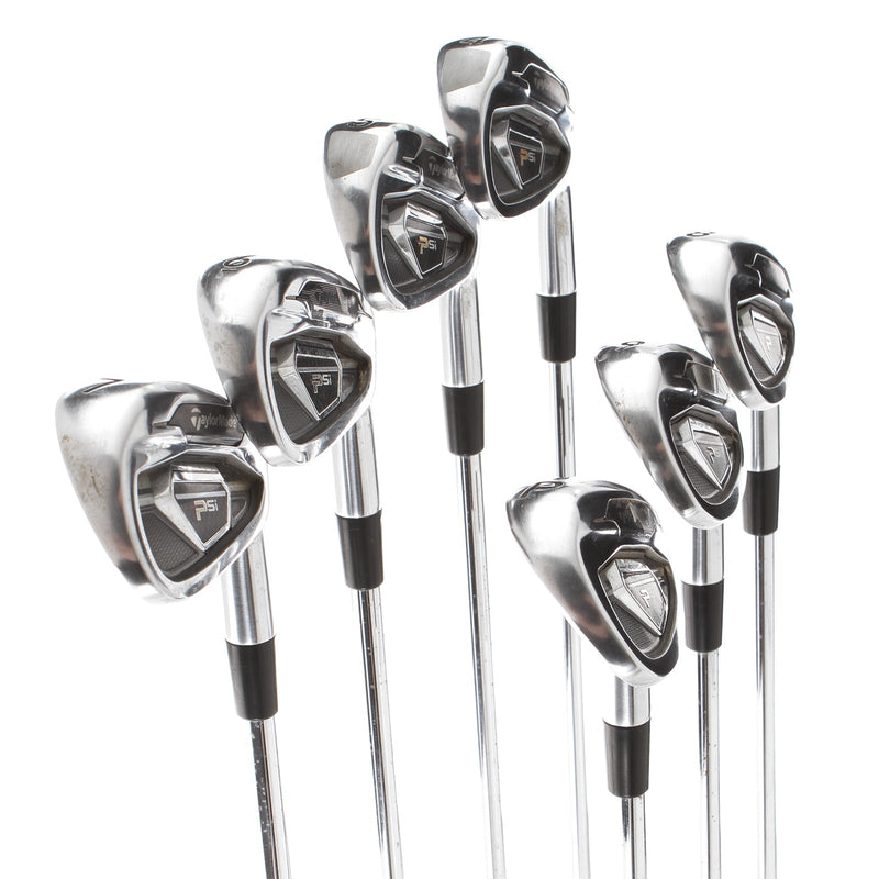 TaylorMade PSi Steel Mens Right Hand Irons 4-PW Regular - KBS Tour C-Taper 105