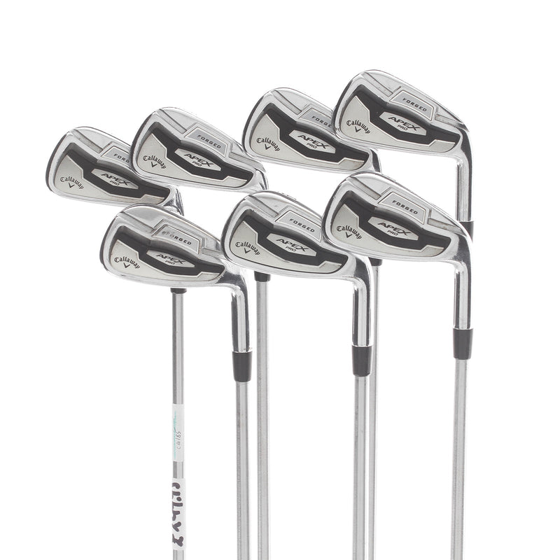 Callaway Apex Pro 16 Steel Mens Right Hand Irons 4-PW Stiff - KBS Tour C-Taper 120