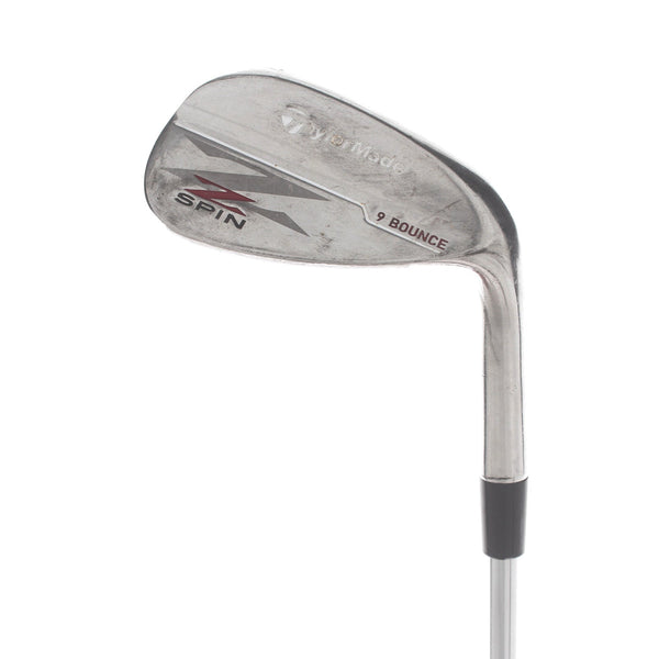 TaylorMade Z-Spin Steel Mens Right Hand Gap Wedge 52* 9 Bounce Stiff - TaylorMade Z-Spin