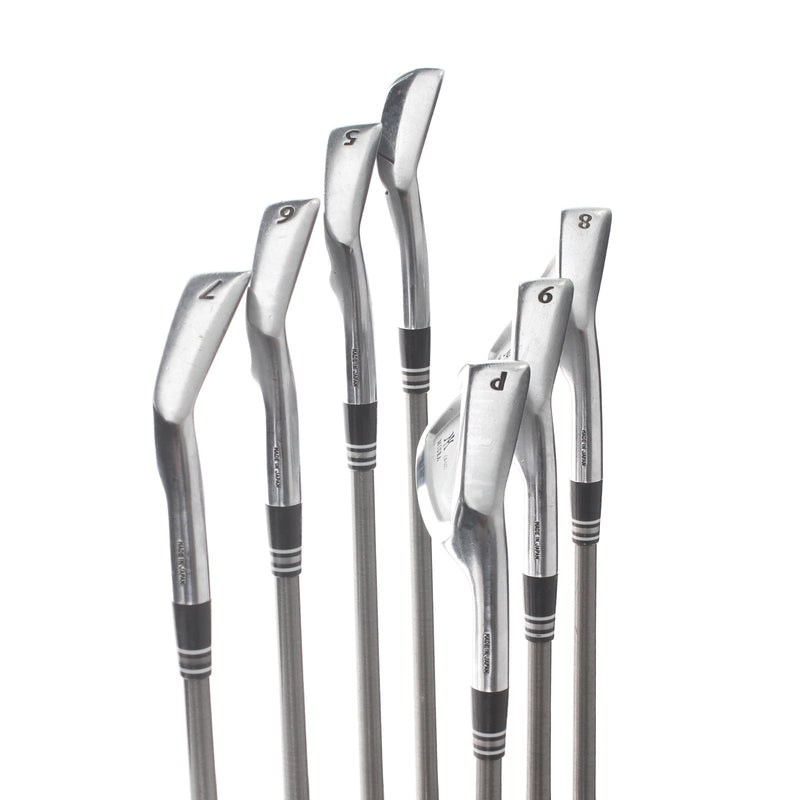 Miura CB-301 Graphite Mens Right Hand Irons 4-PW Extra Stiff - Steelfiber i110 cw