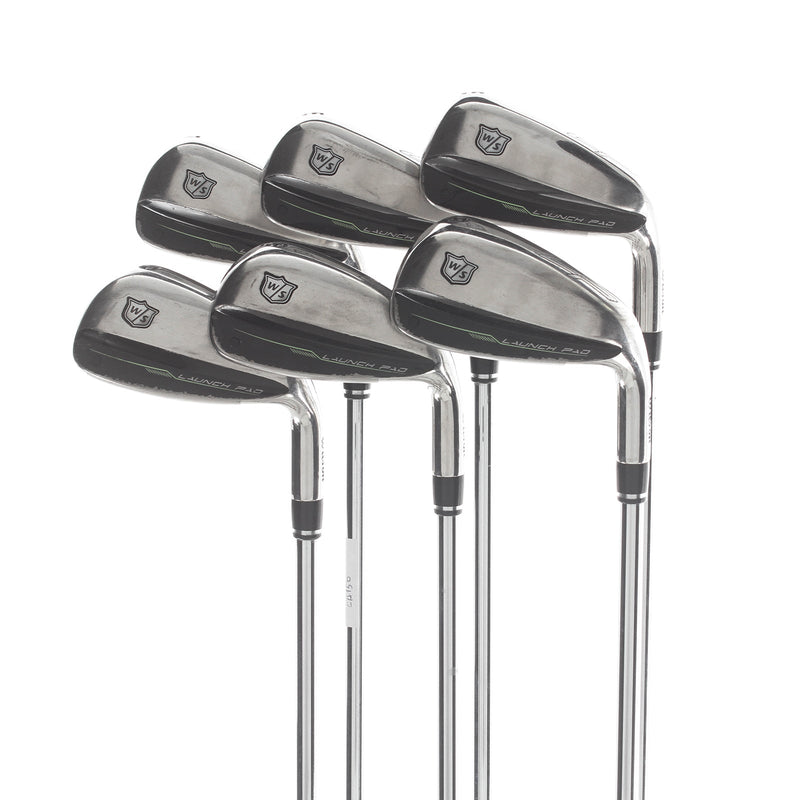 Wilson Launch Pad 2022 Steel Mens Right Hand Irons 5-PW Regular - KBS Max Ultralite