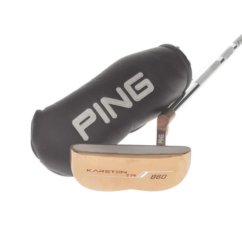 Ping Ping Karsten TR B60C Mens Right Hand Putter Black Dot 34" Blade Ping Stroke Fitting - Golf Pride Ping