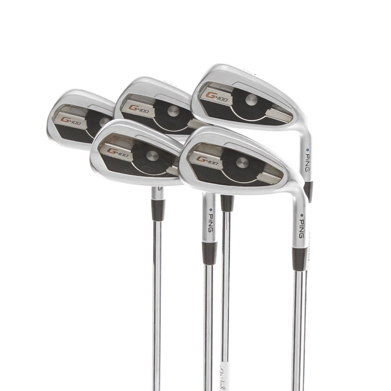 Ping G400 Steel Mens Right Hand Irons 7-UW Blue Dot 1* Upright Regular - AWT 2.0