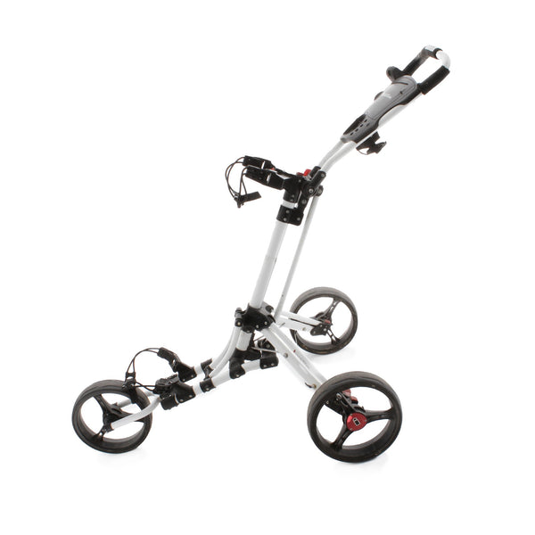 iCart Uno 3-Wheel Push/Pull Trolley - Black/White