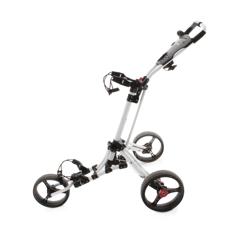 iCart Uno 3-Wheel Push/Pull Trolley - Black/White