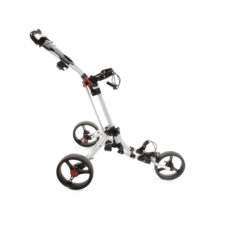 iCart Uno 3-Wheel Push/Pull Trolley - Black/White