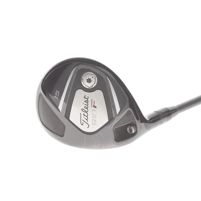 Titleist 910F Graphite Mens Left Hand Fairway 3 Wood 15* Stiff - Aldila RIP 70