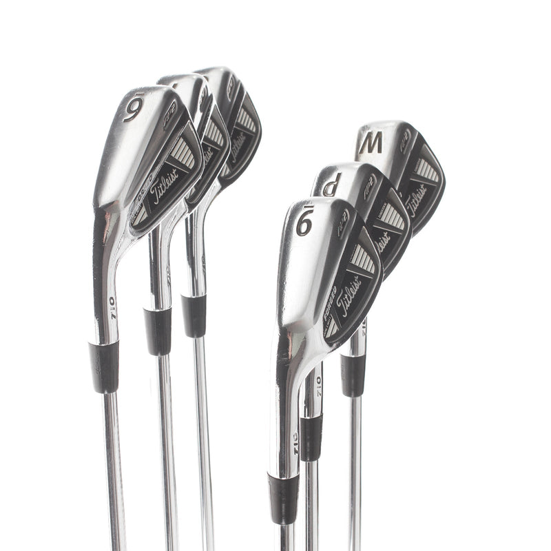 Titleist AP2 710 Steel Mens Left Hand Irons 5-GW Senior - Project X Rifle 5.0