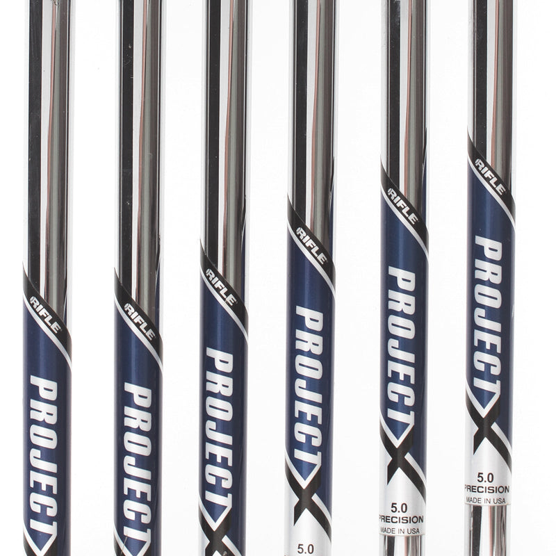 Titleist AP2 710 Steel Mens Left Hand Irons 5-GW Senior - Project X Rifle 5.0