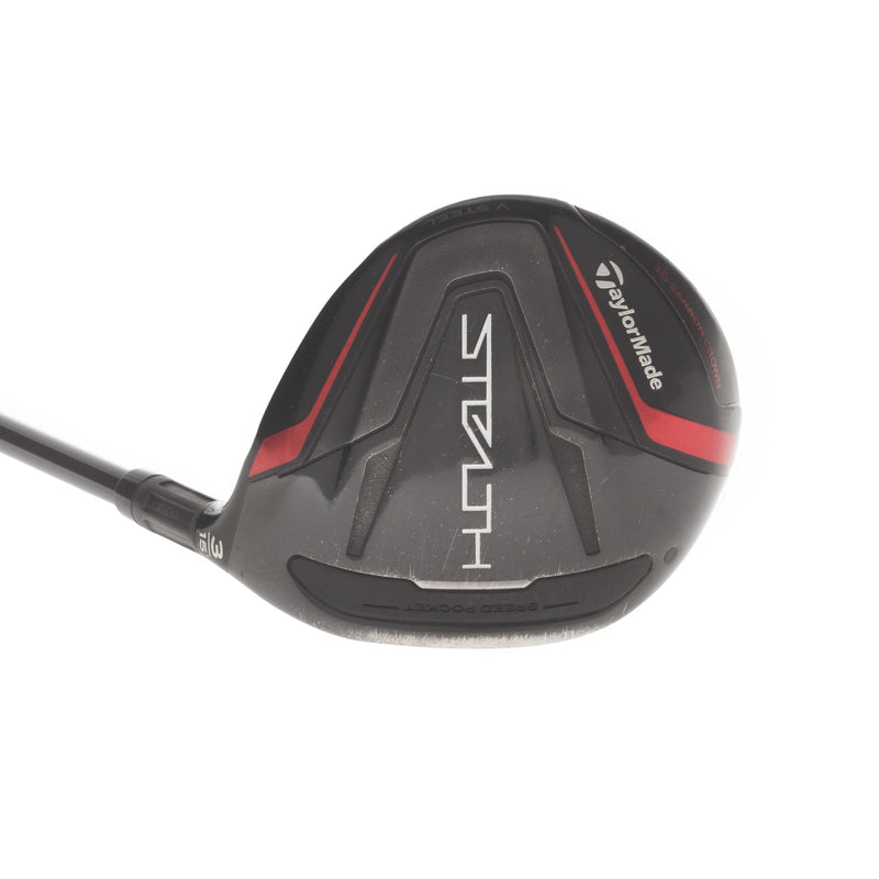 TaylorMade Stealth Graphite Mens Right Hand Fairway 3 Wood 15* Regular - Ventus Red 5-R