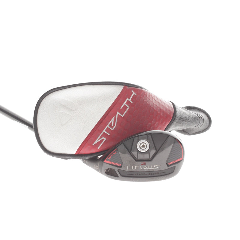 TaylorMade Stealth 2 Plus Graphite Mens Right Hand 2 Hybrid 17* Stiff - Project X HZRDUS Black 85g