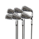 Callaway Paradym X Graphite Mens Right Hand Irons 5-PW Regular - HZRDUS White 65g 5.5