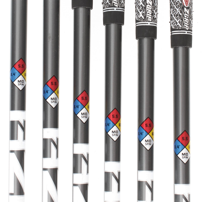 Callaway Paradym X Graphite Mens Right Hand Irons 5-PW Regular - HZRDUS White 65g 5.5