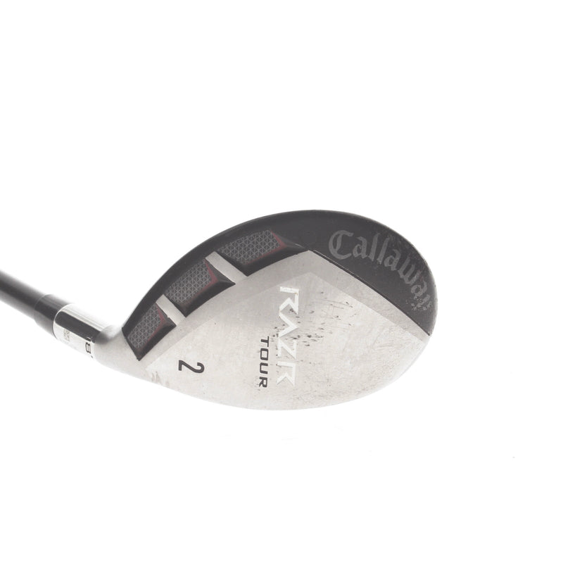 Callaway RAZR Graphite Mens Right Hand 2 Hybrid 18* Stiff - Callaway Mid Torque Low Kick H75g