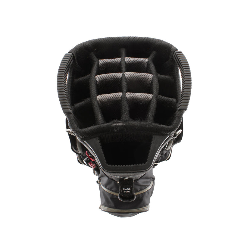 Big Max Aqua Style 360 Cart Bag - Black/Red