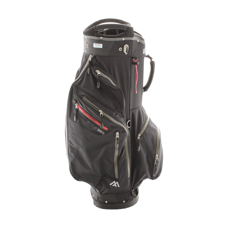 Big Max Aqua Style 360 Cart Bag - Black/Red