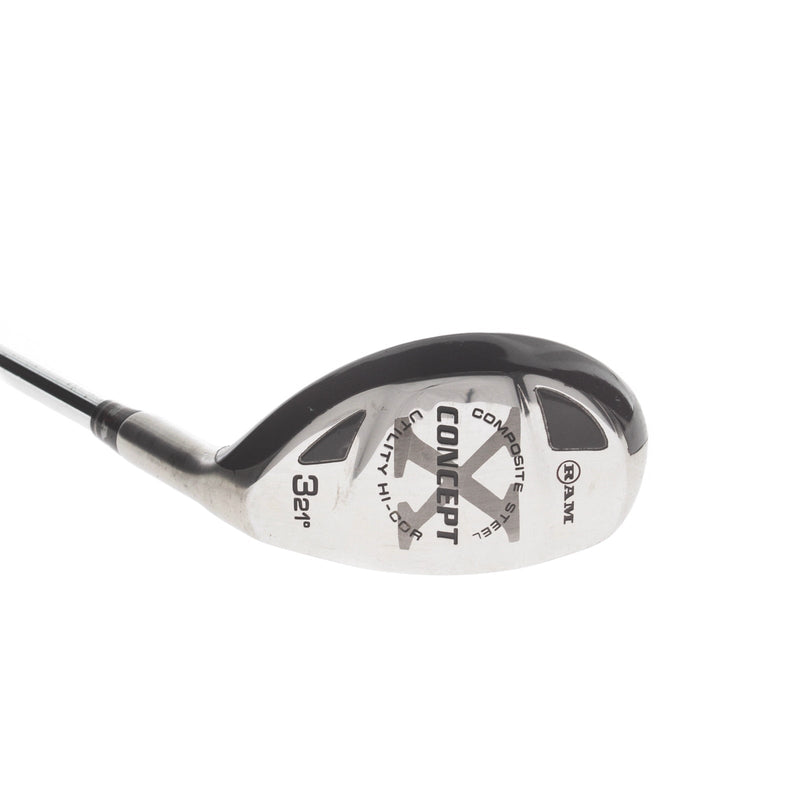 Ram Concept Steel Mens Right Hand 3 Hybrid 21* Regular - True Temper