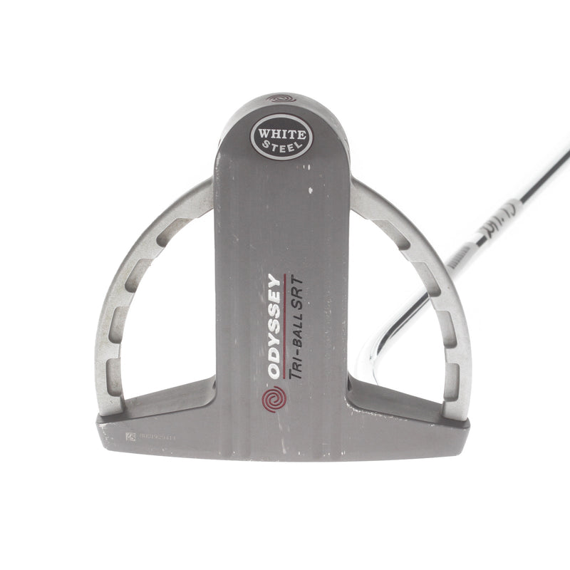Odyssey Tri-Ball SRT White Steel Mens Left Hand Putter 35" Mallet Odyssey - Odyssey