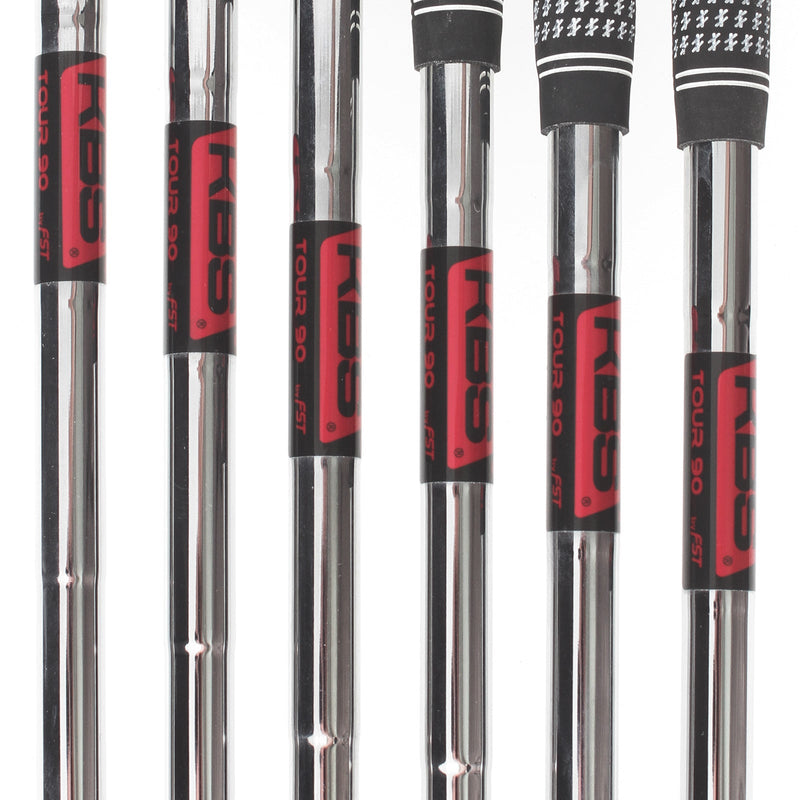 Lynx Black Cat Tour Forged Steel Mens Right Hand Irons 5-PW Stiff - KBS Tour 90