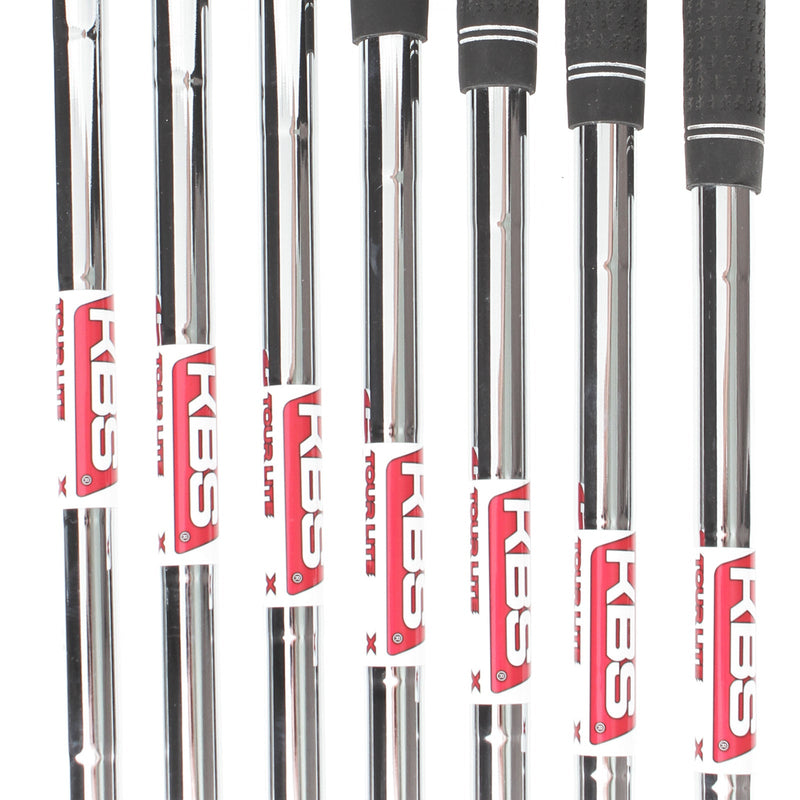 Mizuno Pro 221 Steel Mens Right Hand Irons 4-PW Extra Stiff - KBS Tour Lite