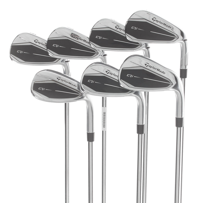 TaylorMade Qi Steel Mens Right Hand Irons 5-SW Regular - KBS Max 85