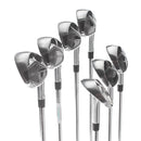 TaylorMade Qi Steel Mens Right Hand Irons 5-SW Regular - KBS Max 85