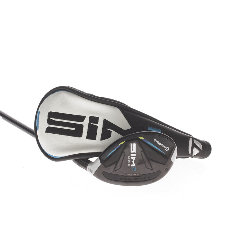 TaylorMade Sim2 Max Graphite Mens Right Hand 3 Hybrid 19* Stiff - Ventus Blue 7-S