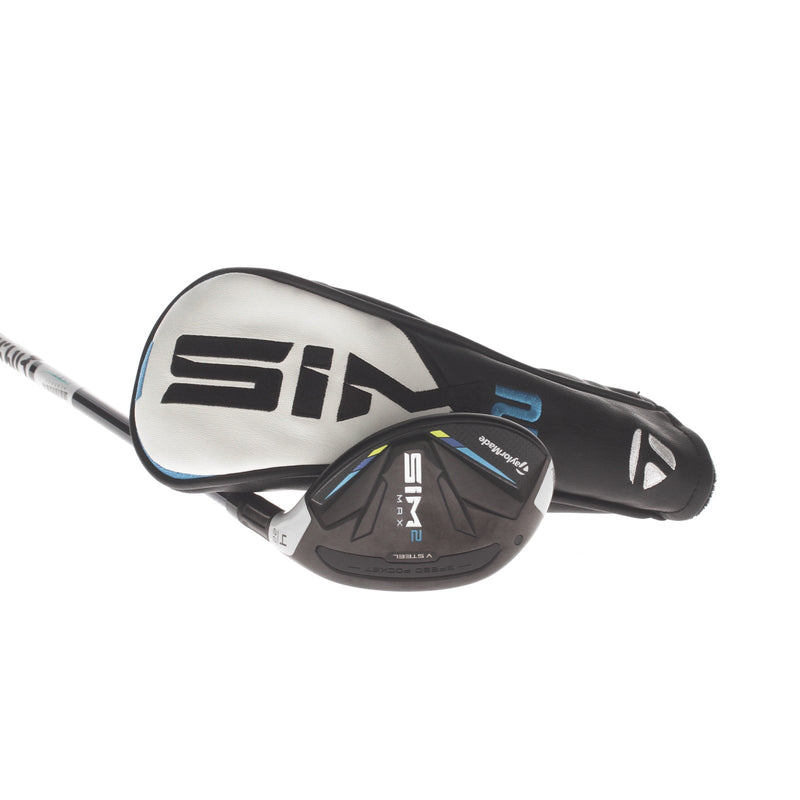 TaylorMade Sim2 Max Graphite Mens Right Hand 4 Hybrid 22* Stiff - Ventus Blue 7-S