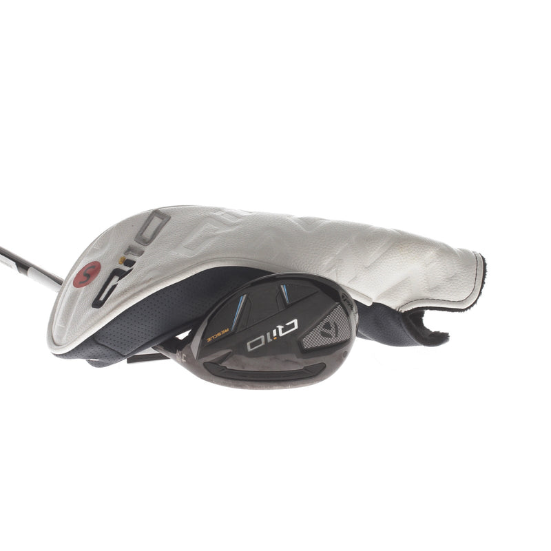 TaylorMade Qi10 Graphite Mens Right Hand 4 Hybrid 22* Stiff - Fujikura Ventus TR Blue 7-S