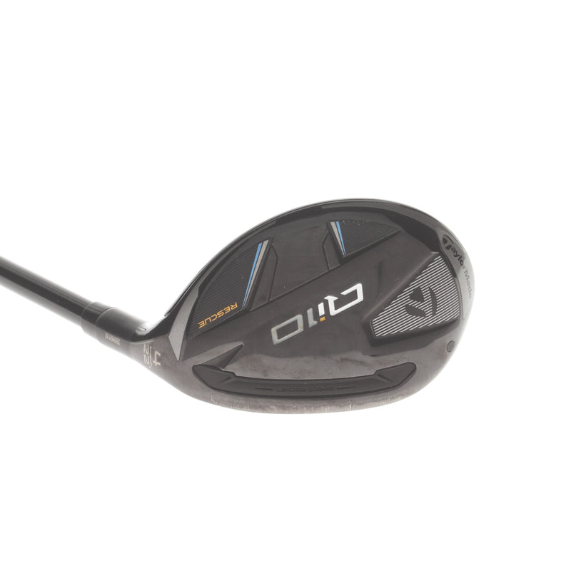 TaylorMade Qi10 Graphite Mens Right Hand 4 Hybrid 22* Stiff - Fujikura Ventus TR Blue 7-S