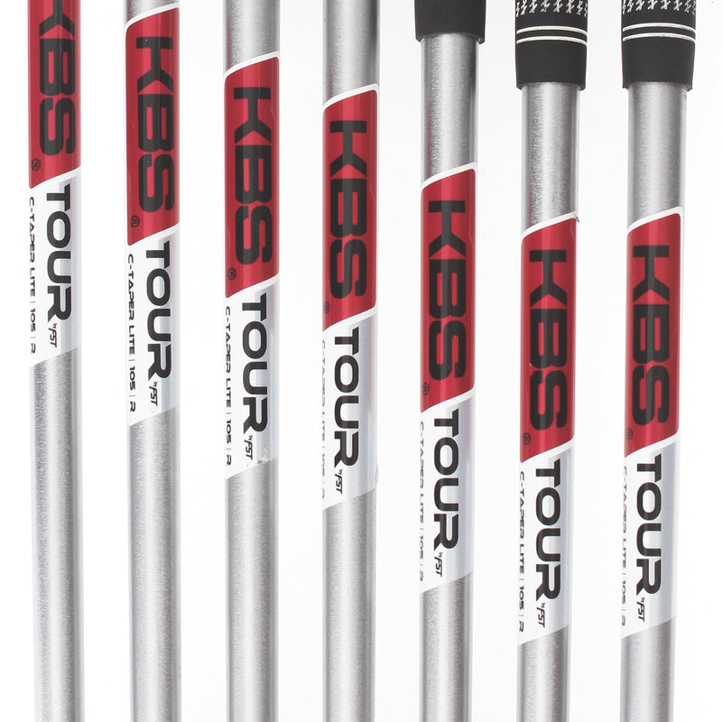 Takomo 201 Steel Mens Right Hand Irons 4-PW Regular - KBS Tour C-Taper Lite 105