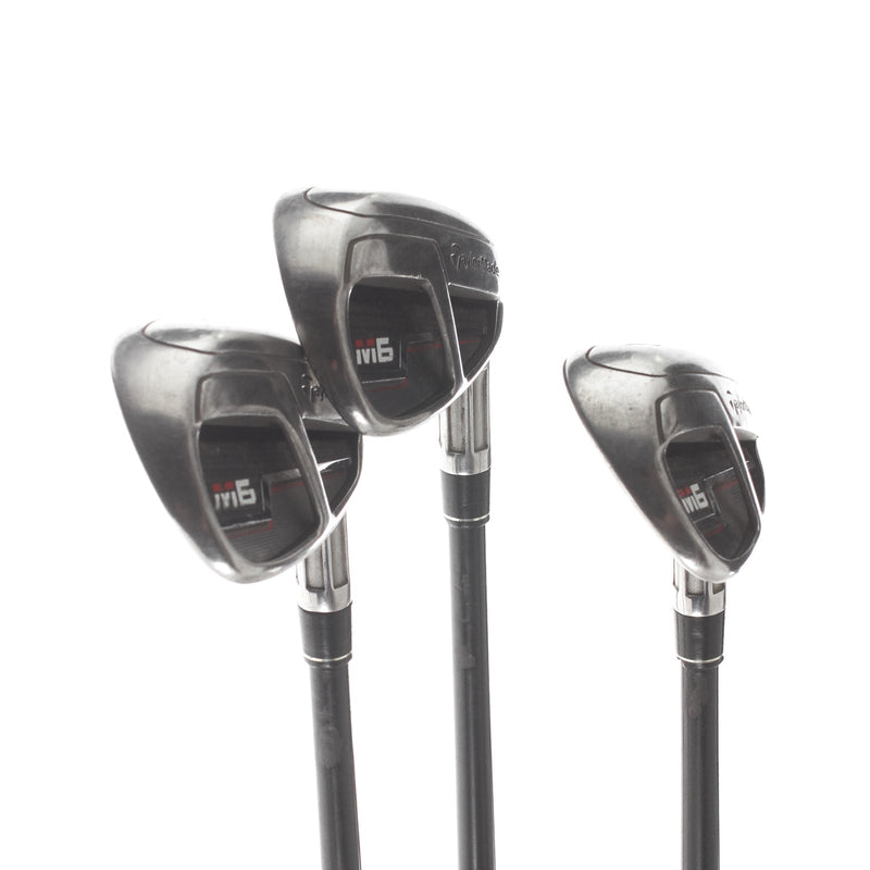TaylorMade M6 Graphite Mens Right Hand Irons 8-PW Stiff - Fujikura Atmos 7S