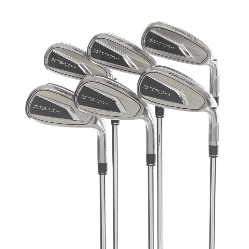 TaylorMade Stealth HD Steel Mens Right Hand Irons 5-PW Regular - KBS Max 85