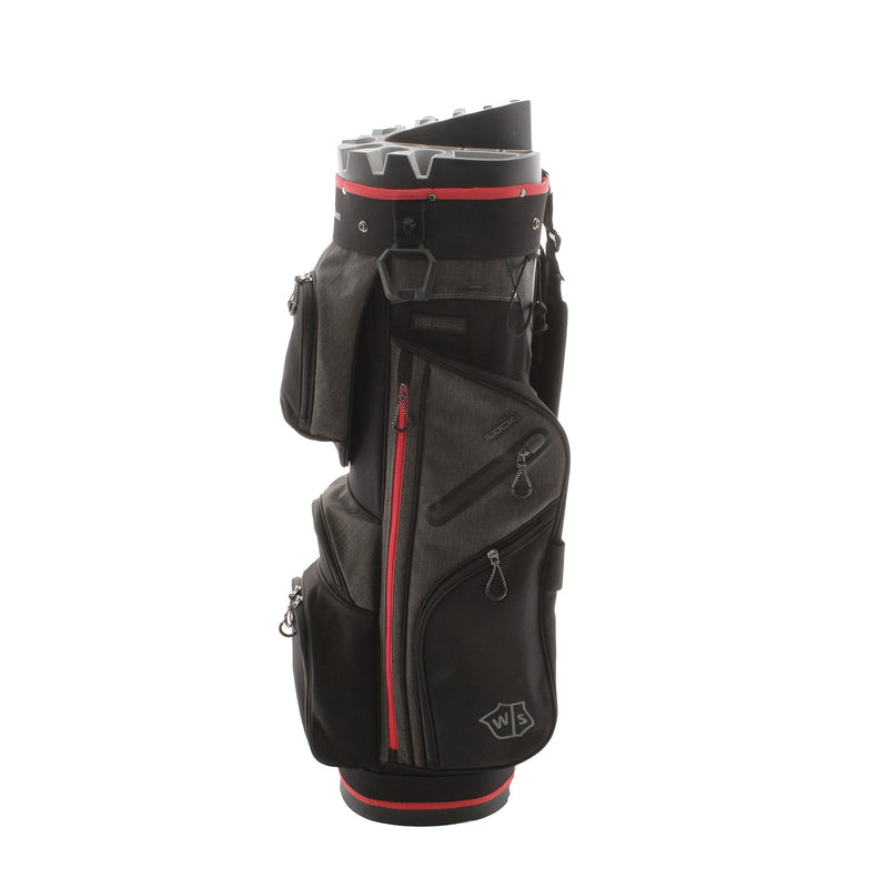 Wilson Staff iLOCK Cart Bag - Black/Grey/Red