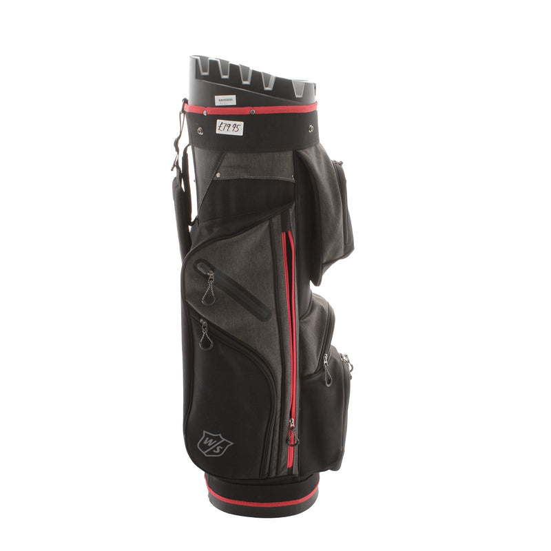 Wilson Staff iLOCK Cart Bag - Black/Grey/Red