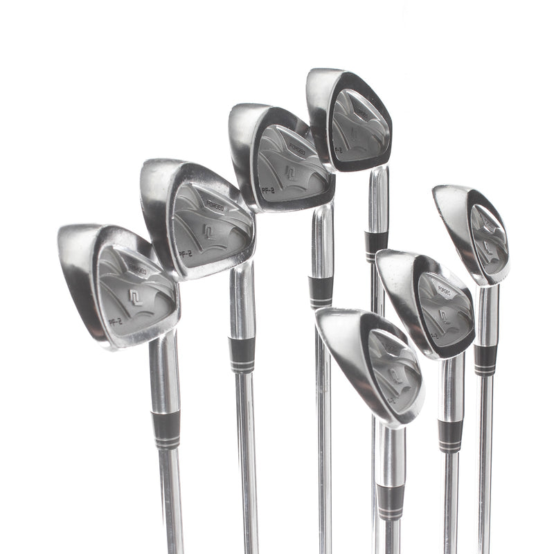 New Level PF-2 Steel Mens Right Hand Irons 4-PW Regular - Shimada Tour