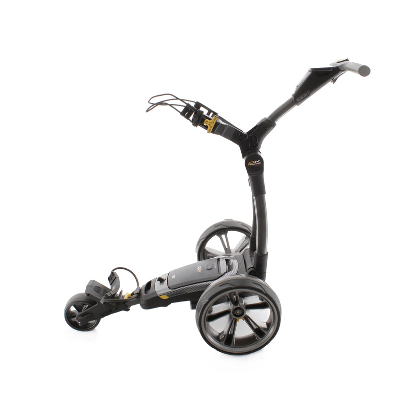 PowaKaddy CT8 GPS 3-Wheel Electric Trolley 18 Hole Lithium - Black/Yellow