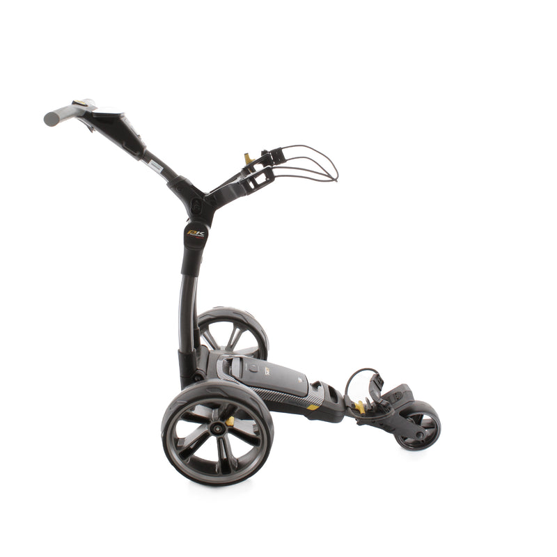 PowaKaddy CT8 GPS 3-Wheel Electric Trolley 18 Hole Lithium - Black/Yellow