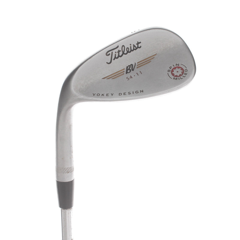Titleist Vokey Design Spin Milled Steel Mens Left Hand Sand Wedge 54* 11 Bounce Wedge - BV Vokey
