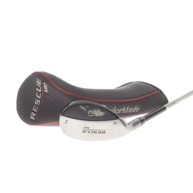TaylorMade Rescue Mid Graphite Mens Left Hand 2 Hybrid 16* Regular - TaylorMade