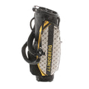 J.Lindeberg Black JL monogram check Stand Bag - Black