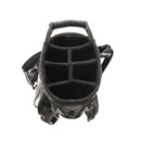 J.Lindeberg Black JL monogram check Stand Bag - Black