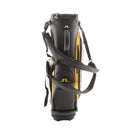 J.Lindeberg Black JL monogram check Stand Bag - Black