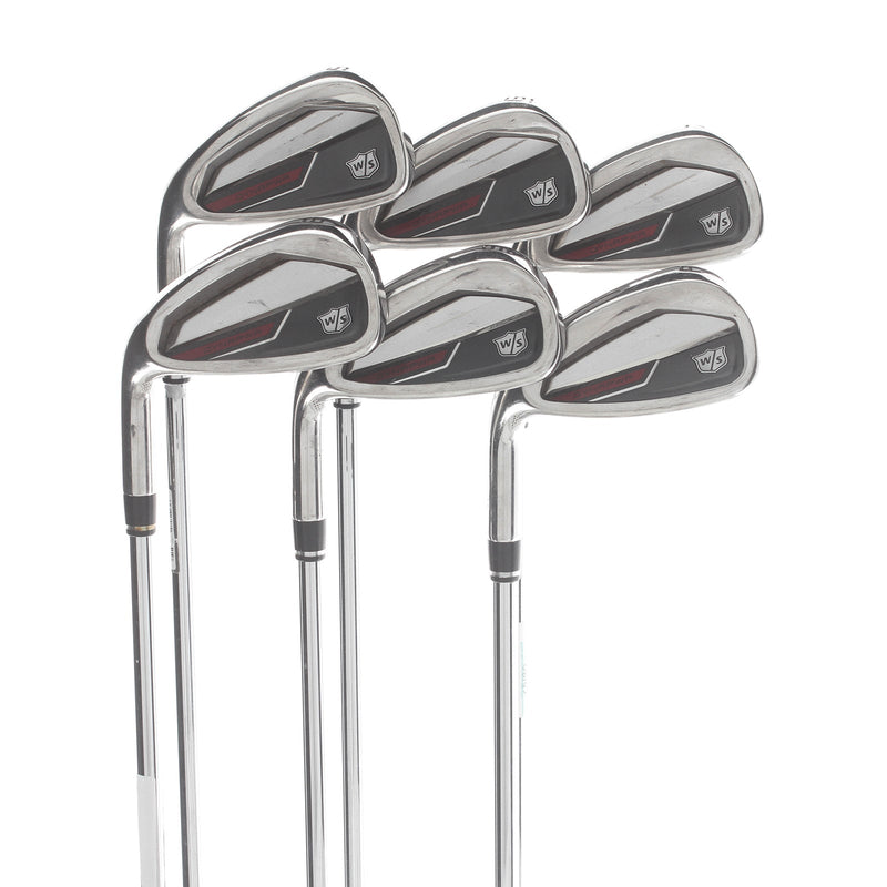Wilson Staff Dynapower Steel Mens Left Hand Irons 5-PW Uniflex - KBS Max Ultralite