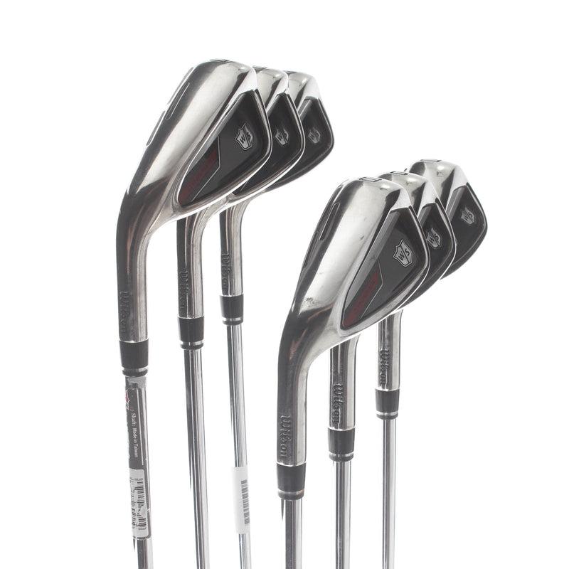 Wilson Staff Dynapower Steel Mens Left Hand Irons 5-PW Uniflex - KBS Max Ultralite