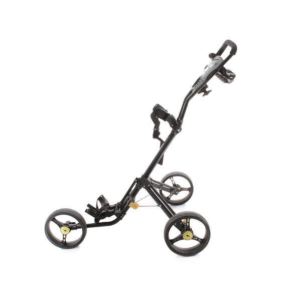 iCart Duo 3-Wheel Push/Pull Trolley - Black/Yellow