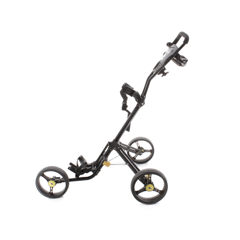 iCart Duo 3-Wheel Push/Pull Trolley - Black/Yellow