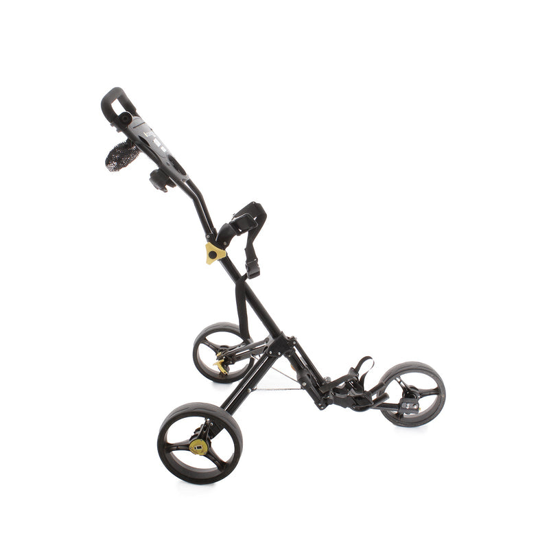 iCart Duo 3-Wheel Push/Pull Trolley - Black/Yellow